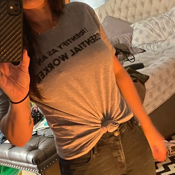 NWOT tshirt identify as an essential worker s-xxl - Picture 2 of 2